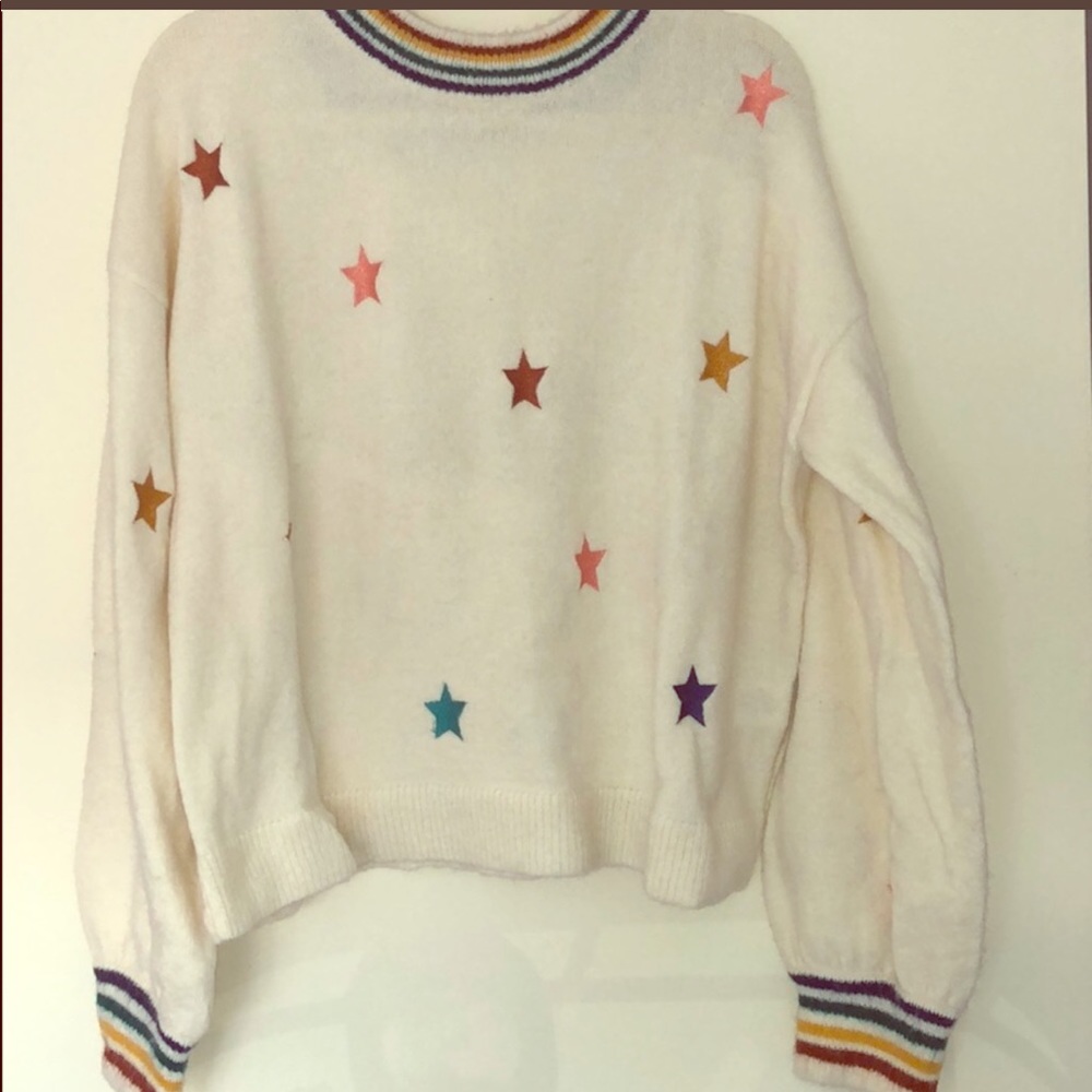 NOT SELLING - ISO rainbow star sweater by Storia